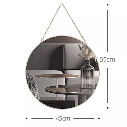 ROUND Gold Wall Mirror | Shop Xtreme